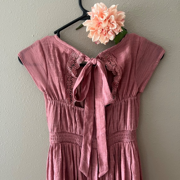 Joyfolie Briley Dress Dusty Rose Sz 6 - Picture 11 of 13